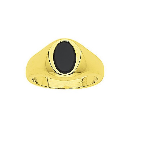 Chevalière homme t64 - chevalière, onyx