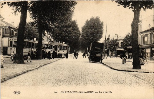Cpa pavillons sous bois - pavillons-sous-bois, la