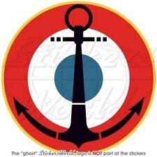 FRANCE Marine Aviation Navale Cocarde 100mm Autocollant Sticker Decal