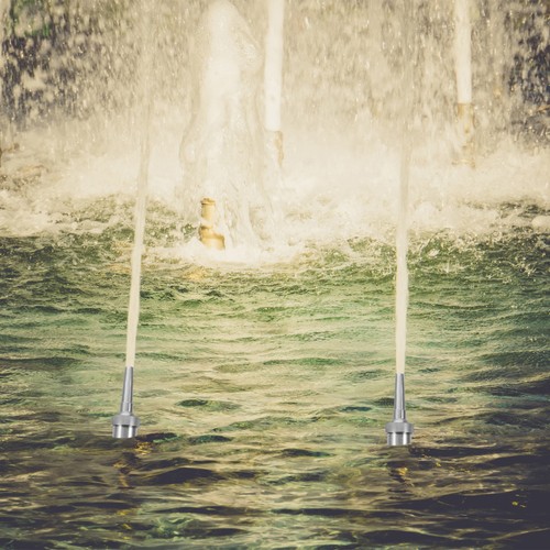 Fontaine piscine asperseur - fontaine, de