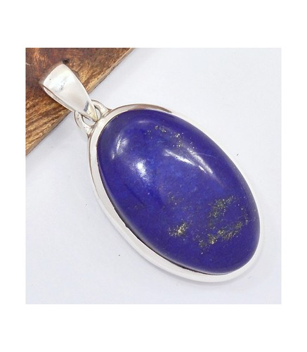 Pendentif lapis lazuli oval - en,