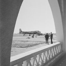 Tirage photo sur papier  argentique militaire AVION  Algerie 1950 50x50cm