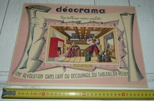 RARE CARTONNAGE DECOUPAGE VOLUMETRIX DECORAMA 1950 PETIT POUCET CONTE PERRAULT
