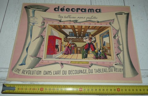 Rare cartonnage decoupage - rare,