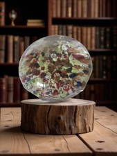 Presse-papiers ancien en verre