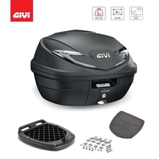 Coffre B360 Moto Scooter Topcase GIVI Avec Plaque Universel Tech 36 Lt Casques