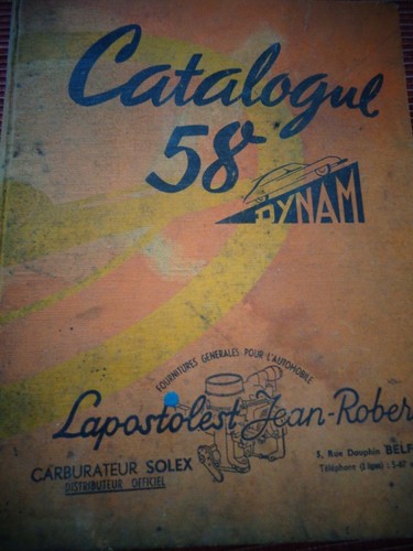 Superbe catalogue piece - catalogue, garage