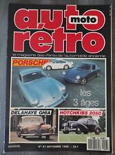 Revue AUTO RETRO MOTO N°97 Porsche Delahaye   Hotchkiss 2050 HRD Black shadow 