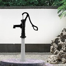 VEVOR Pompe à Eau Manuelle Pompe à Main Fonte Jardin Puits Pompe à Bras Vintage 