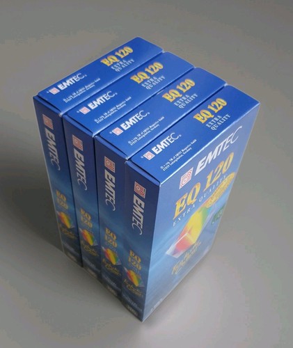 Lot vhs emtec eq120 - 📼,
