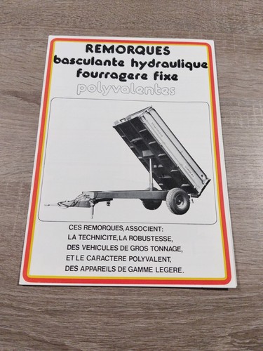 Prospectus agricole remorque - prospectus,