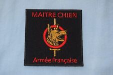 A2 patch insigne écusson militaire armée Maître chien Armée Française Cynophile