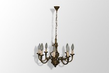 Lustre en bronze 8 branches