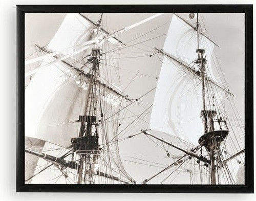 Tableau cadre encadré - , voilier