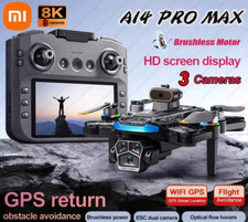🚁Drone Xiaomi A14 GPS 4.5" Écran Évitement Obstacles Sans Balais 10000m RC 8K