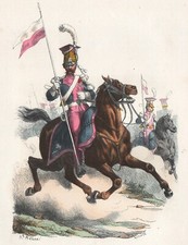Chevau-Légers Lanciers Polonais Garde Impériale Napoléon Bonaparte Pologne