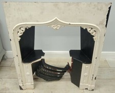 Cast Iron Fireplace White