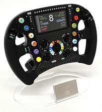 HCM 1/2 Alpine Renault A523 F1 Replica Steering Wheel + Stand Resin Scale Model 