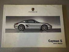 Manuel du conducteur Porsche 987 (Cayman S) en anglais 2006