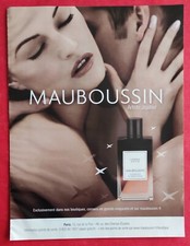 Publicité de presse: Parfum AMBRE DESIR de MAUBOUSSIN  Artiste Joaillier Paris