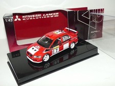 MITSUBISHI LANCER EVO VII RALLYE MONTE CARLO 2002 F. DELECOUR AUTOART 1:43 4ème