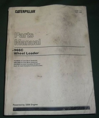 Cat caterpillar 966c - cat,
