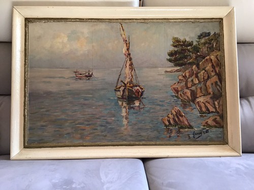 Tableau ancien marine - ancien,