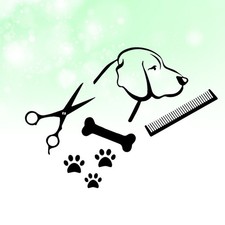 Toilettage Salon chien amovible mur vinyle autocollant décor à la maison Art