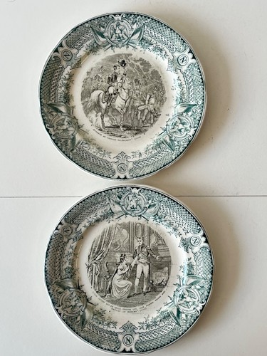 Assiettes parlantes sujet - assiettes, ,