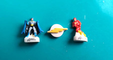 Lot 3 fèves DC Comics S.13 The Flash / Batman / Logo The Flash