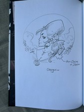 CASSEGRAIN L'HEURE DE LA GARGOUILLE TOME 1  EO EN ÉTAT NEUF AVEC DÉDICACE