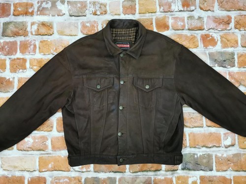 Chevignon veste cuir trucker - veste,