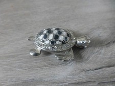 ancien pendentif tortue strass