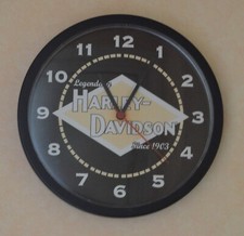 HORLOGE MURALE VINTAGE HARLEY-DAVIDSON Collector - Année 1990