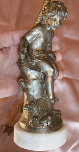 Lampe art nouveau régule