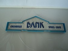 PLAYMOBIL vintage western maison banque enseigne  BANK set 3422 de 1976