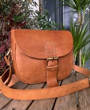 Sac à main à Bandoulière en cuir véritable unisexe Fait Main