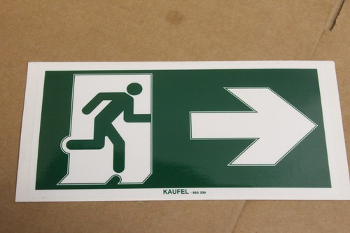 Sticker sortie de secours - 1x, "