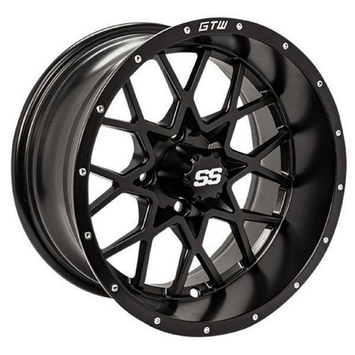 Roues vortex noires mat 14x7 - mat,