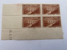 Timbre France N° 262 Coin Daté Très Rare Pont Du Gard Authenticité Garantie