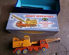  Vintage Dinky Toys Supertoys 872   Boite D Origine Ton Lorry Mounted Crane 