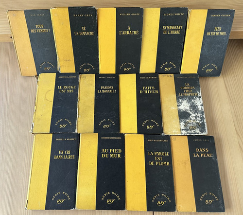 Série noire lot de - lot, 13