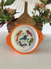 2 ⚜️ Ancienne Assiette à Bouillie Bébé 1970 Babyrelax Alain Grée Vintage