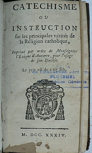 Auxerre catechisme du - catechisme,
