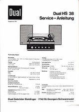 Manuel De Service Pour Dual HS