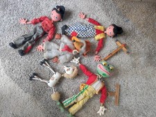 marionnettes anciennes PELHAM PUPPETS Made in England 