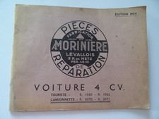 RENAULT 4 CV 1954 pièces détachées voiture ancienne garage old car