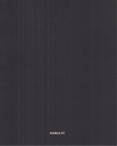 Catalogue brochure lamborghini - catalogue,