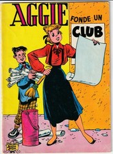 AGGIE N ° 5 " AGGIE FONDE UN CLUB " JEUNESSE-JOYEUSE DE 1980 BON ETAT