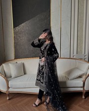 Robe pakistanaise Salwar Kameez prête à porter costumes fête de mariage indie...